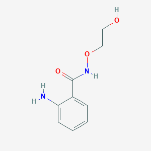 molecular formula C9H12N2O3 B8301680 2-amino-N-(2-hydroxyethoxy)benzamide 