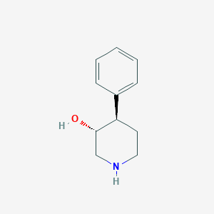molecular formula C11H15NO B8301887 (3R,4R)-4-Phenylpiperidine-3-ol 