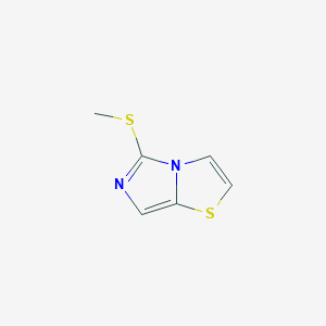 molecular formula C6H6N2S2 B8301965 5-Methylthioimidazo[5,1-b]thiazole 