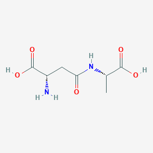 molecular formula C7H12N2O5 B083020 β-天冬酰丙氨酸 CAS No. 13110-25-3