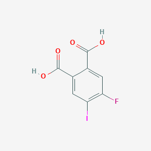 molecular formula C8H4FIO4 B8302037 4-Fluoro-5-iodo-phthalic acid 