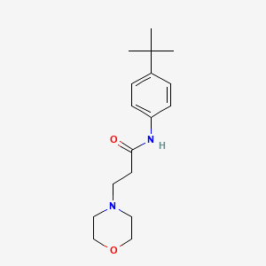 N-[4-(1,1-dimethylethyl)phenyl]-4-morpholinepropanamide