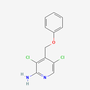 3,5-Dichloro-4-(phenoxymethyl)-2-pyridinamine