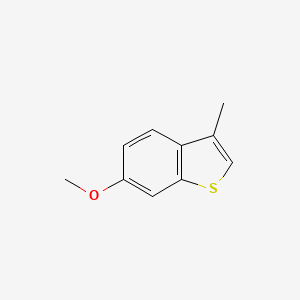 molecular formula C10H10OS B8302311 6-Methoxy-3-methylbenzo[b]thiophene 