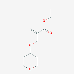 2-(Tetrahydro-pyran-4-yloxymethyl)-acrylic acid ethyl ester