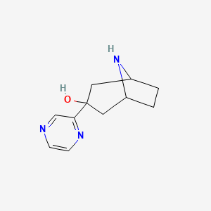 3-Pyrazin-2-yl-8-aza-bicyclo[3.2.1]octan-3-ol