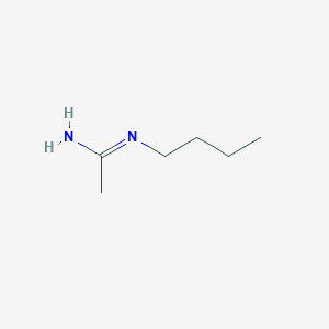molecular formula C6H14N2 B8302413 N-Butylacetamidine 