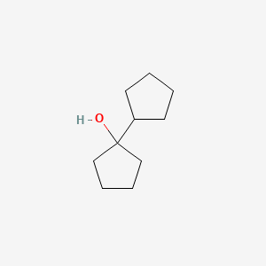 molecular formula C10H18O B8302435 1-Cyclopentyl-1-cyclopentanol 