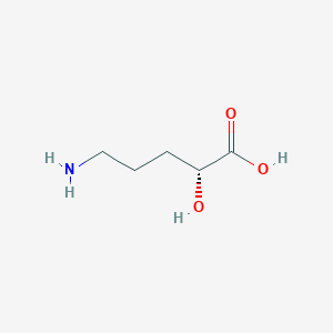 molecular formula C5H11NO3 B8302459 (R)-5-amino-2-hydroxypentanoic acid 