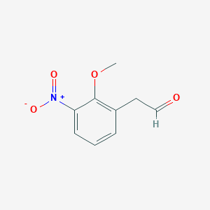 [2-(Methoxy)-3-nitrophenyl]acetaldehyde