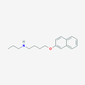 molecular formula C17H23NO B8302565 N-(n-propyl)-(4-(naphthalen-2-yloxy)butyl)amine 
