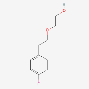 molecular formula C10H13FO2 B8302647 2-(4-Fluorophenethyloxy)ethanol 