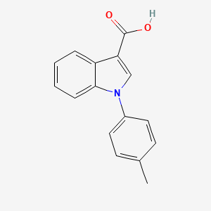 molecular formula C16H13NO2 B8302697 1-(4-Methylphenyl)-indole-3-carboxylic acid 