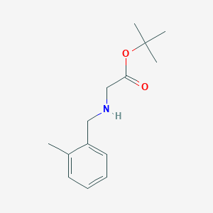 molecular formula C14H21NO2 B8302751 N-(2-methylbenzyl)glycine t-butyl ester 