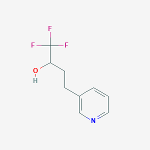 1,1,1-Trifluoro-4-(pyridin-3-yl)butan-2-ol