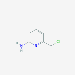 molecular formula C6H7ClN2 B8302823 2-Amino-6-chloromethylpyridine 