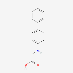 molecular formula C14H13NO2 B8302844 4-Phenylphenylglycine 