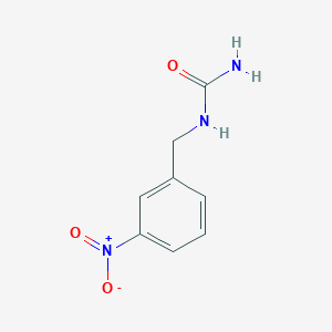 molecular formula C8H9N3O3 B8302867 N-(3-Nitrobenzyl)urea 