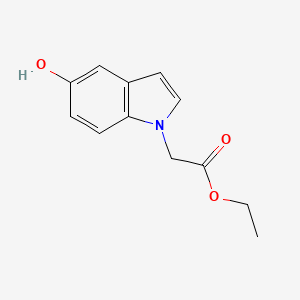 (5-Hydroxy-indol-1-yl)-acetic acid ethyl ester