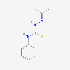 B083029 Acetone, 4-phenyl-3-thiosemicarbazone CAS No. 14673-56-4