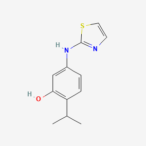 2-Isopropyl-5-(thiazol-2-ylamino)phenol