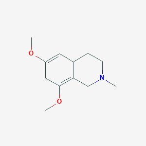 1,2,3,4,4a,7-Hexahydro-6,8-dimethoxy-2-methylisoquinoline