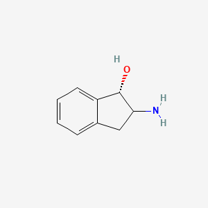 molecular formula C9H11NO B8302943 (S)-2-Amino-indan-1-ol 