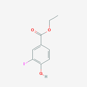 molecular formula C9H9IO3 B083030 Ethyl 4-hydroxy-3-iodobenzoate CAS No. 15126-07-5