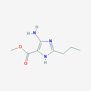 Methyl 4-amino-2-propylimidazol-5-carboxylate