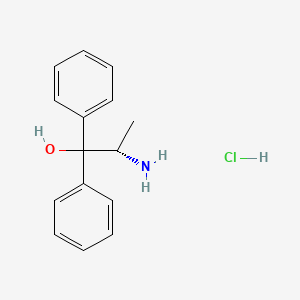 molecular formula C15H18ClNO B8303036 (S)-2-Amino-1,1-diphenylpropan-1-ol hydrochloride 