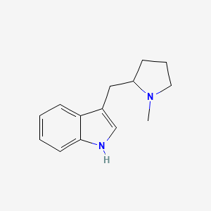 3-(N-methylpyrrolidin-2-ylmethyl)-1H-indole