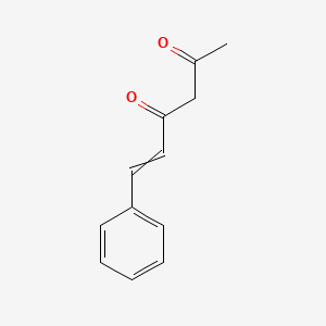 molecular formula C12H12O2 B8303122 Benzylidene 2,4-pentanedione 