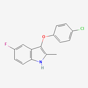 3-(4-chlorophenoxy)-5-fluoro-2-methyl-1H-indole