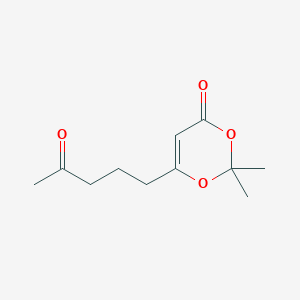 2,2-Dimethyl-6-(4-oxopentyl)-1,3-dioxin-4-one
