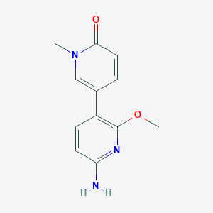 5-(6-amino-2-methoxypyridin-3-yl)-1-methylpyridin-2(1H)-one