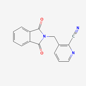 3-((1,3-Dioxoisoindolin-2-yl)methyl)picolinonitrile