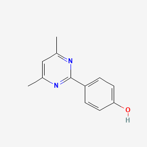 4,6-Dimethyl-2-(4-hydroxyphenyl)-pyrimidine