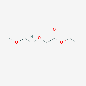 molecular formula C8H16O4 B8303607 (2-Methoxy-1-methylethoxy)acetic Acid Ethyl Ester 