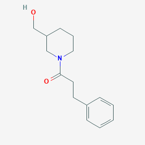 3-Hydroxymethyl-1-(3-phenylpropionyl)piperidine