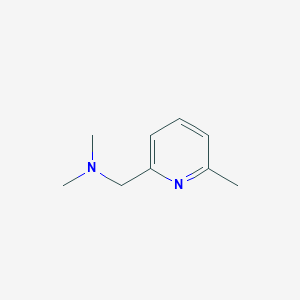 molecular formula C9H14N2 B8303636 2-Dimethylaminomethyl-6-methylpyridine 