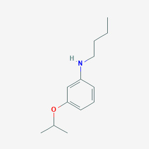 molecular formula C13H21NO B8303651 N-Butyl-3-isopropoxyaniline 
