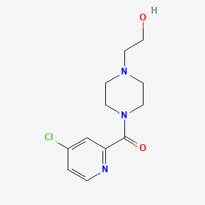 molecular formula C12H16ClN3O2 B8303679 (4-Chloro-pyridin-2-yl)-[4-(2-hydroxy-ethyl)-piperazin-1-yl]-methanone 