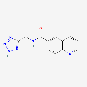 quinoline-6-carboxylic acid (2H-tetrazol-5-ylmethyl)amide