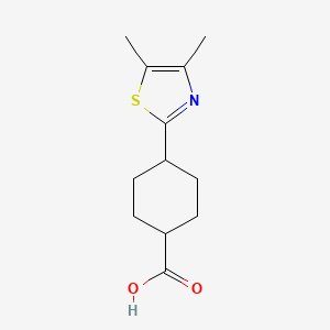 trans-4-(4,5-Dimethyl-thiazol-2-yl)-cyclohexanecarboxylic acid