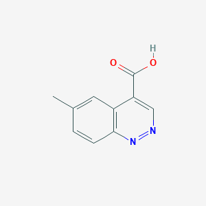 molecular formula C10H8N2O2 B8303787 6-Methylcinnoline-4-carboxylic acid 