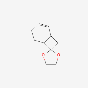 molecular formula C10H14O2 B8303875 Bicyclo[4.2.0]oct-2-en-7-one ethylene ketal 