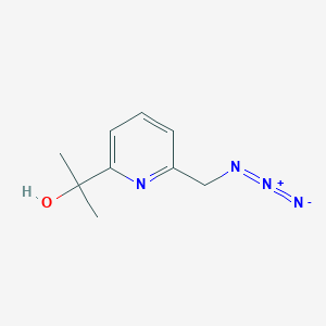 2-[6-(Azidomethyl)-2-pyridyl]propan-2-ol