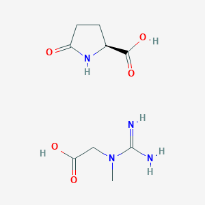 molecular formula C9H16N4O5 B8304021 Creatine Pyroglutamate 