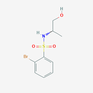 (S)-2-bromo-N-(1-hydroxypropan-2-yl)benzenesulfonamide