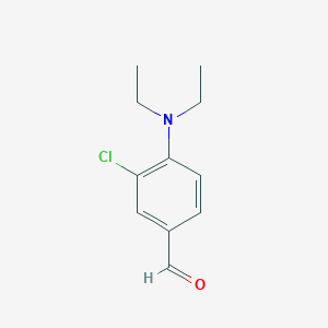 molecular formula C11H14ClNO B8304111 3-chloro-4-(N,N-diethyl)aminobenzaldehyde 